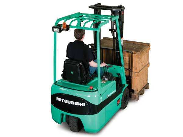 Xe nâng điện ngồi lái Mitsubishi