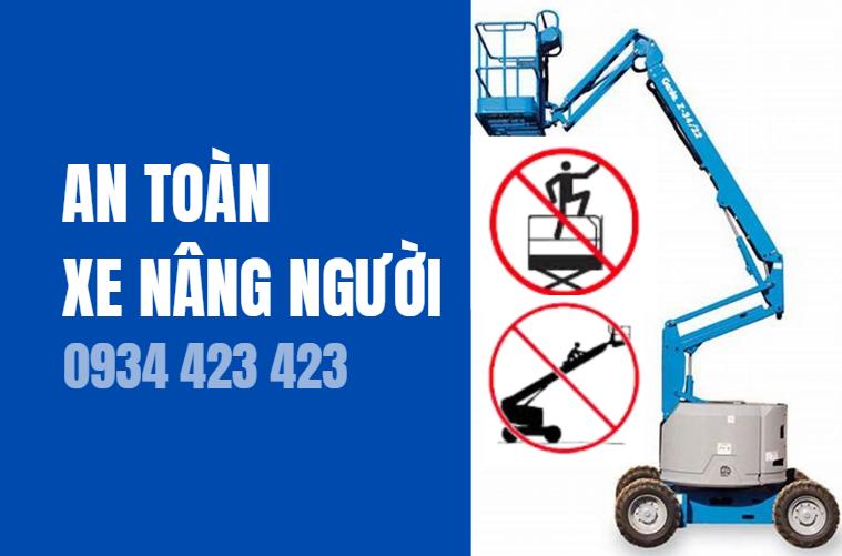 An toàn xe nâng người ảnh hưởng trực tiếp đến hiệu quả công việc