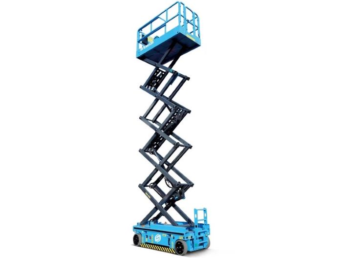 Xe nâng người 12m Sinoboom có thể di chuyển dễ dàng trong không gian hẹp