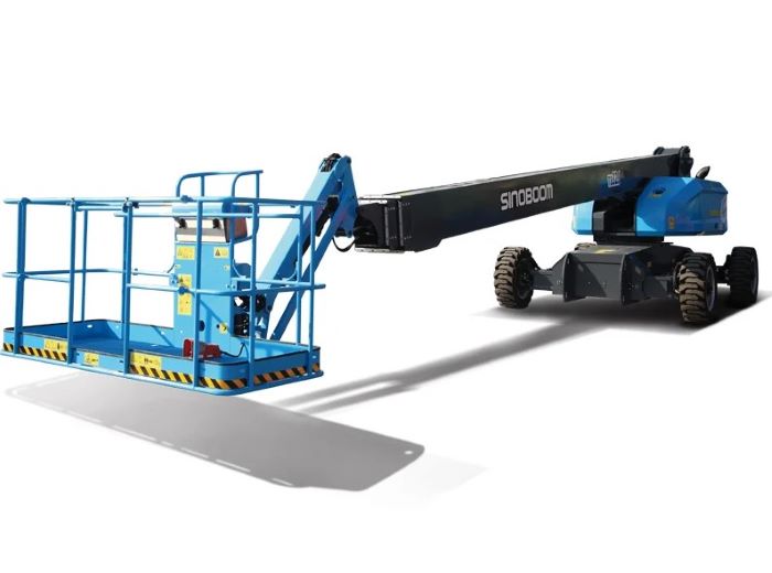 Xe nâng người boomlift 34m được thiết kế cách điện toàn diện, đảm bảo an toàn tuyệt đối