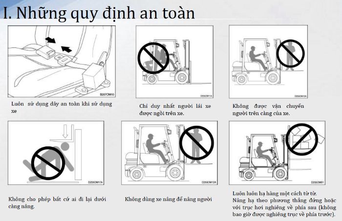 Tuân thủ các quy định an toàn khi vận hành xe nâng người để đảm bảo an toàn cả người và thiết bị Tuân thủ các quy định an toàn khi vận hành xe nâng người để đảm bảo an toàn cả người và thiết bị