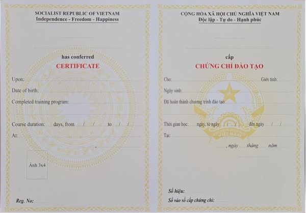 Chứng chỉ vận hành xe nâng có hiệu lực vĩnh viễn Chứng chỉ vận hành xe nâng có hiệu lực vĩnh viễn