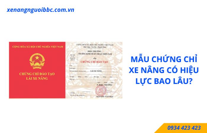 Tìm hiểu về mẫu chứng chỉ lái xe nâng Tìm hiểu về mẫu chứng chỉ lái xe nâng
